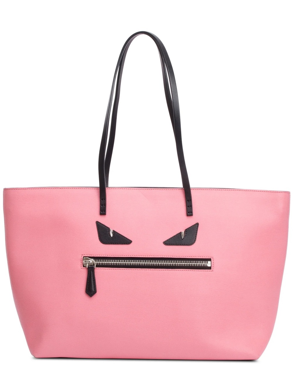 Fendi Monster pink Tote Bag monster eyes Authentic